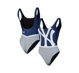 Foco Womens MLB New York Yankees One-Piece Swimsuit 4528008 Navy Blue M