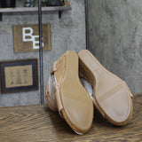 Naturalizer Areda Ankle Strap Wedge Sandals G1779S7 Vintage Mauve Pink 9W