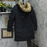 Cole Haan Womens Taffeta Quilted Down Coat with Hood 357SD362 Black L