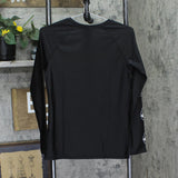 Volcom Womens Long Sleeve Rashguard Top O0312301 Jet Black L