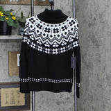 Tommy Hilfiger Women's Fair Isle Turtleneck Sweater J2XS0785