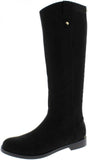 Kenneth Cole Wind Stretch Fashion Riding Boots with Stretch Back Black 7.5M