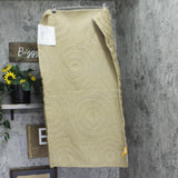 Knights Bridge 100% Soft Plush Cotton Circle Bath Rug Mat Stone Brown 24x40