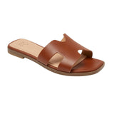 A New Day H-Band Slide Sandals 94805682 Cognac Brown 8M