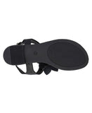 New York And Company Women's Aurelia Floral Sandals 936-4229 Black 6.5M