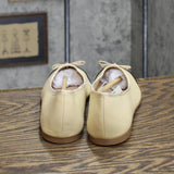 A New Day Women's Janie Ballet Flats with Memory Foam Insole Beige Brown 8M