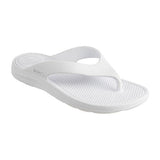 Totes Womens Everywear Solbounce Flip-Flops White 6M
