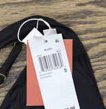 Andie Ring Detail Bonita Bikini Top AT332 Black S