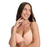 Auden Womens Luxe Stretch Comfort Wire Demi Bra 94266736 Pearl Tan Brown 38C