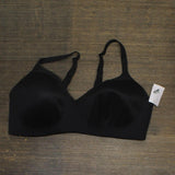 Auden Women's Plus Size Wirefree Bra 79335617 Black 46D