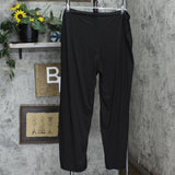 32 Degree Cool Womens Knit Straight Leg Pajama Lounge Pants Black 2XL