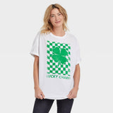 Grayson Threads St. Patrick's Day Oversized Graphic T-Shirt White L/XL