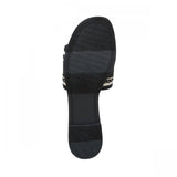 A New Day Womens Capri Nat Slide Sandals 89279352 Black 7M