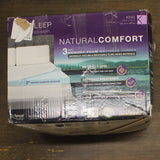Intellisleep Natural Comfort 3" Memory Foam Mattress Topper White King