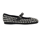 Guess Womens KALIDAL Mary Jane Flat Rhinestone GWKALIDAL Black 7.5M