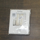 Nanshing Payton Window Curtain 2-Pack Panels with Grommet Ivory Brown 37x63