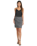 Calvin Klein Women's Tweed Miniskirt Skirt M2JNR343 Black / White 2