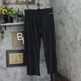 Calvin Klein Womens Ribbed Soft Sleepwear Pajama Lounge Pants QP3291O Black XL