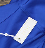 Siena Womens Square-Neck Sleeveless Dress SASR1056 Sapphire Blue 8