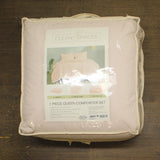 Clean Spaces 7-Piece Comforter Bedding Set Pink Queen