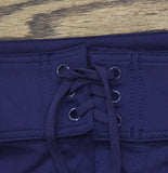 Island Escape Womens Boardshorts Lace Front 7600990 Navy Blue 12