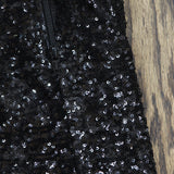 A New Day Womens Abba Sequin Foldover Tall Boots 91636693 Black 6M