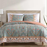 Hallmart Vilano 3-Pc. Comforter Set Giallo Blue White Multi Full / Queen