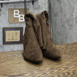 A New Day Womens Raye Tall Dress Boots 88375201 Dark Brown 7.5M