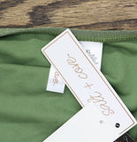 Salt + Cove Juniors Lurex Hipster Bikini Bottom Swim SC25081GB Olive Green XL