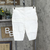 DG2 by Diane Gilman Classic Stretch Pull-On Bermuda Short Ivory Off White M