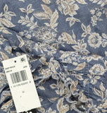 Trixxi Juniors Floral-Print Flutter-Sleeve Dress 26EF76VJII Blue Multi M