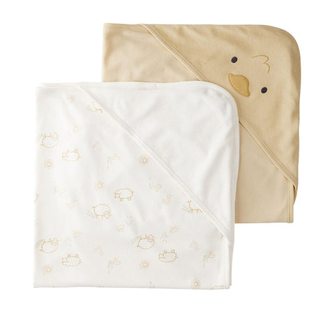 Carter's Baby 2 Pack Hooded Towel Yellow Multi One Size