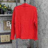 Croft & Barrow Women's Essential Long-Sleeve Mockneck Top Cherry Red XXL