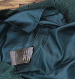 Donna Karan Womens Petite Pleated Metallic Jacquard Dress Spruce Green 12P