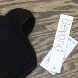 Beyond Control Womens Grommet-Detail Square-Neck Swim Dress Black 12