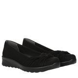 Lifestride Womens Glamour Ballet Flat Skimmers J6150F1 Black 10M