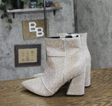 A New Day Womens Cailin Ankle Boots 90511490 Silver Gray 6M