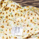 State Of Day Womens Printed Poplin Pajama Pants 100180264MS Cornsilk Yellow 2XL