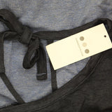 Three Dots Women's Reversible Colorblock Loose Shirt Dress Indigo Blue L