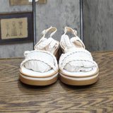 Journee Collection Women's Lightweight Block Heel Taralie Sandal White 8.5M