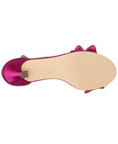 Nina Womens Lisa Mid Heel with Ruffle Sandal Parfait Pink 8.5M