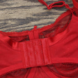 Wacoal Plus Size Retro Chic Full Figure Underwire Bra Barbados Cherry Red 36G