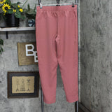 32 Degrees Womens Elastic Waist Pull On Mini Twill Pants Mauve Pink S
