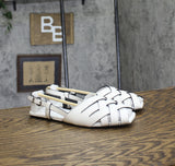 Michael by Michael Kors Womens Irene Sling Flat Pump 40S5IRFP1L Optical White 7M