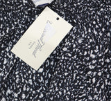 Universal Thread Womens Balloon Long Sleeve Blouse 92235285 Black Abstract S