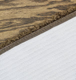Garland Rug Shaggy Washable Nylon Bath Rug Set Chocolate Brown 2-Piece