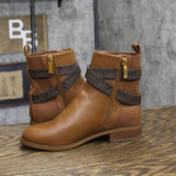 Michael Michael Kors Rory Logo Strap Flat Booties 40F2ROFE6L Luggage Brown 5M