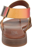 Franco Sarto Womens Glenni Ankle Strap Flat Sandals Rainbow Multi Pink 8.5M