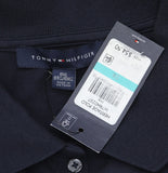 Tommy Hilfiger Womens Classic Collar Short Sleeve Polo Shirt Navy Blue 0X