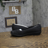Easy Spirit Acasia Womens Slip On Flats SEACASIA3 Black 7.5M